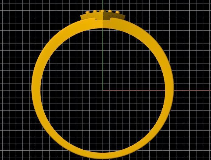 men ring 3dm file 3D print model_2