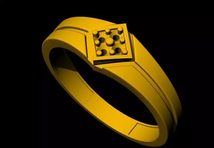 men ring 3dm file 3D print model_0