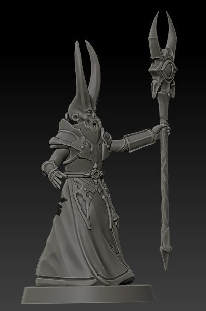 Chaos Sorcerer Lord 3D print model_2