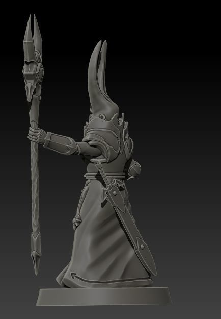 Chaos Sorcerer Lord 3D print model_3