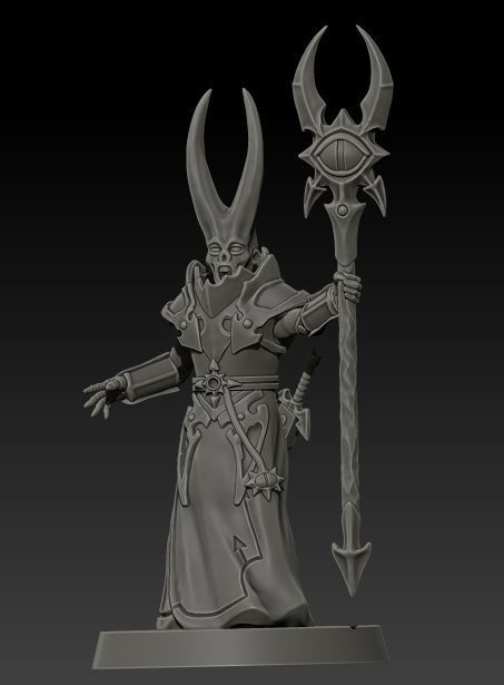 Chaos Sorcerer Lord 3D print model_1