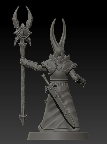 Chaos Sorcerer Lord 3D print model_4