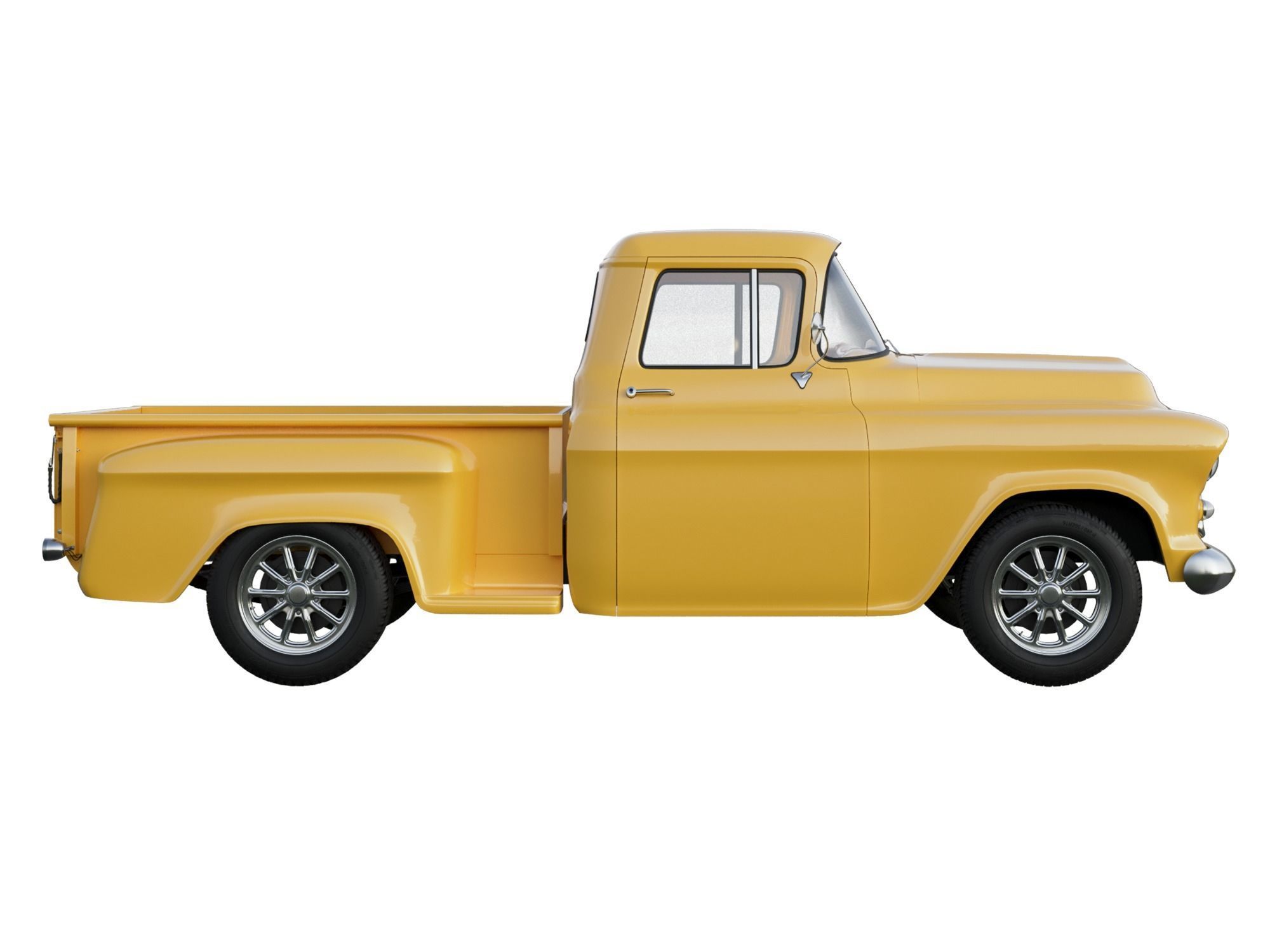 1957 Chevrolet Custom  3100 Stepside Pickup 3D model_3