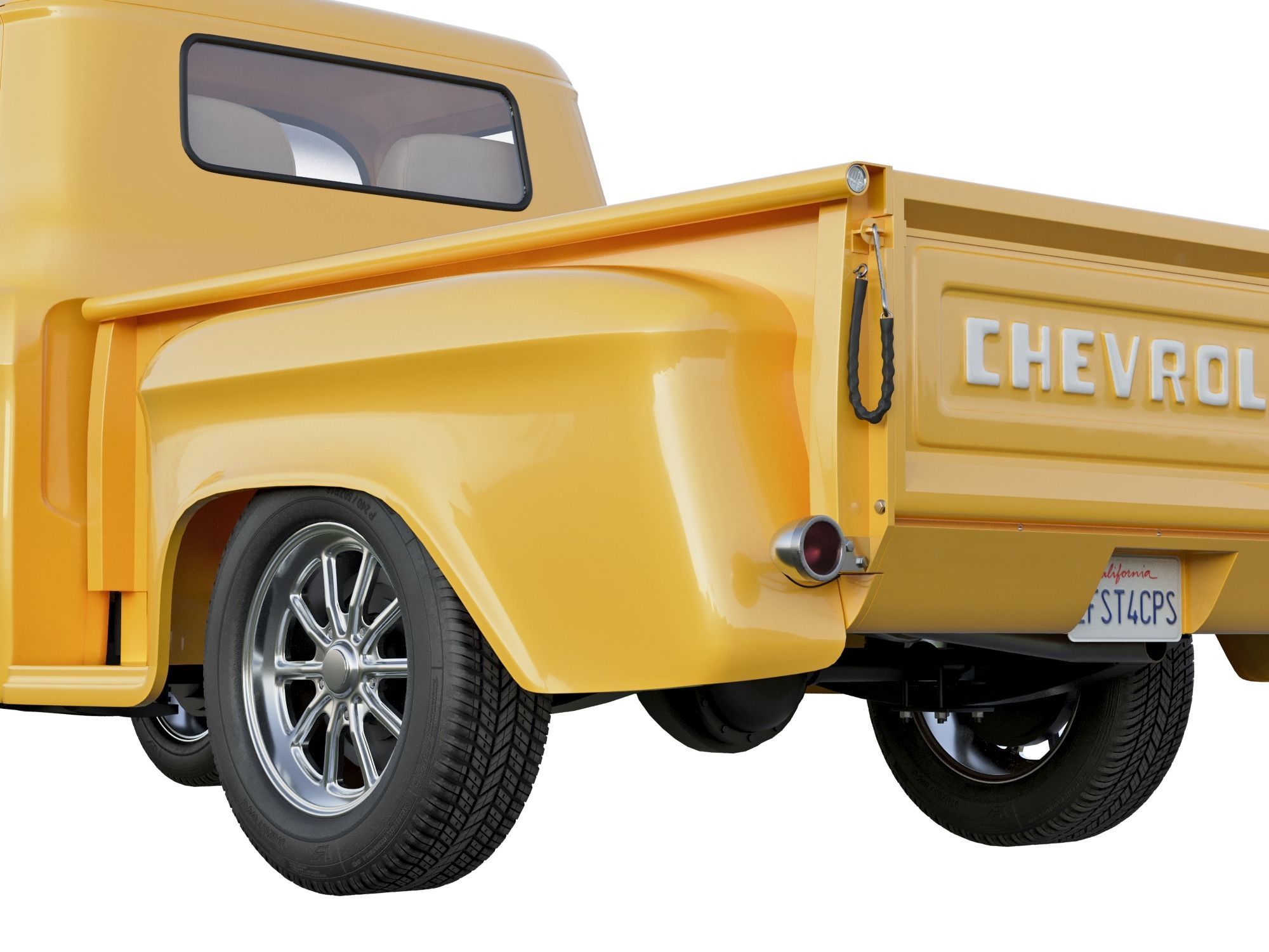 1957 Chevrolet Custom  3100 Stepside Pickup 3D model_7