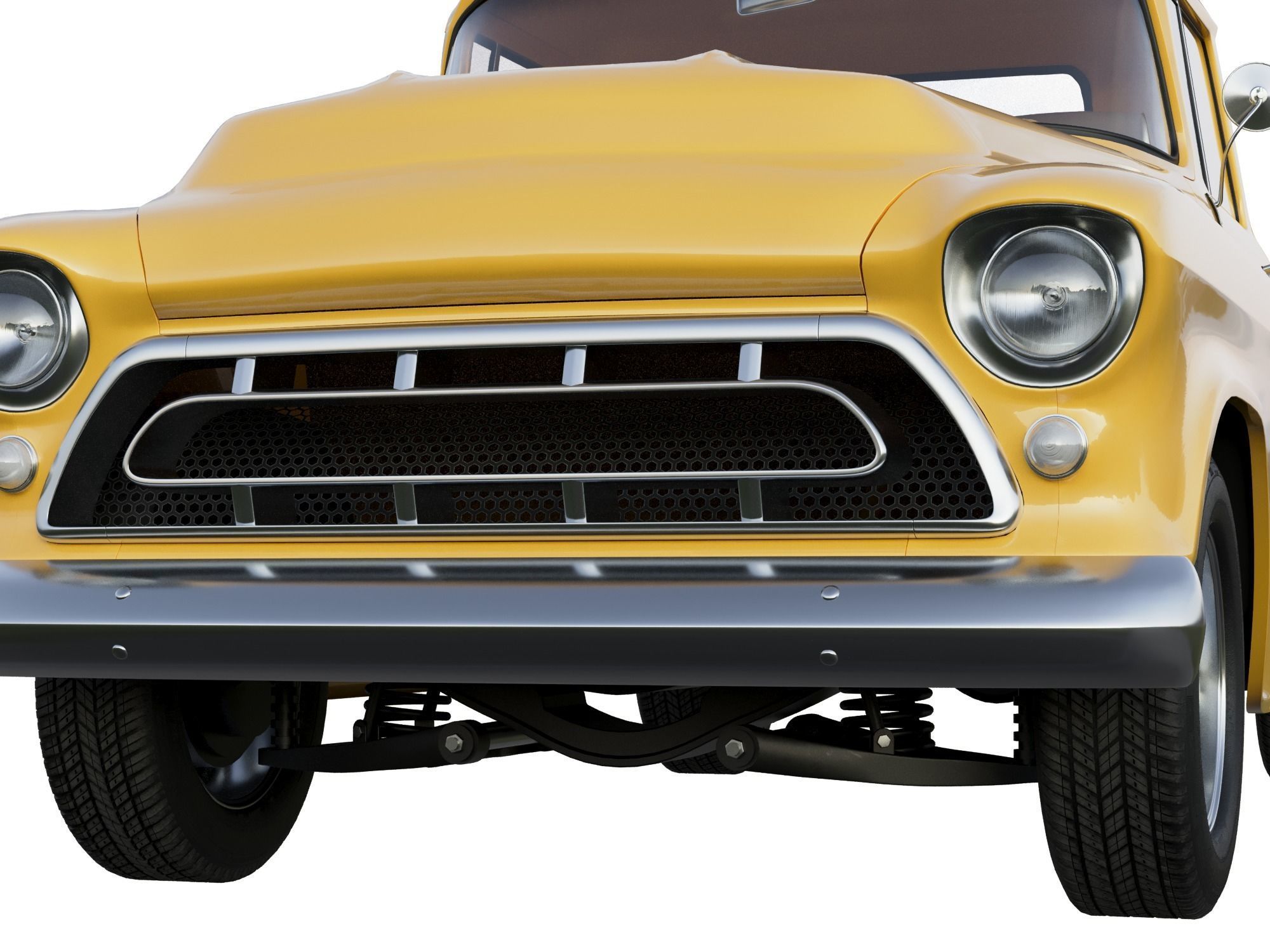1957 Chevrolet Custom  3100 Stepside Pickup 3D model_8