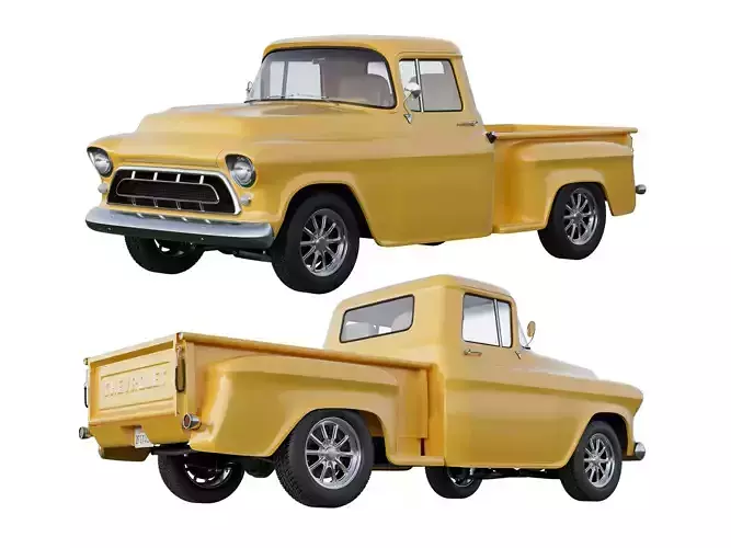 1957 Chevrolet Custom  3100 Stepside Pickup 3D model