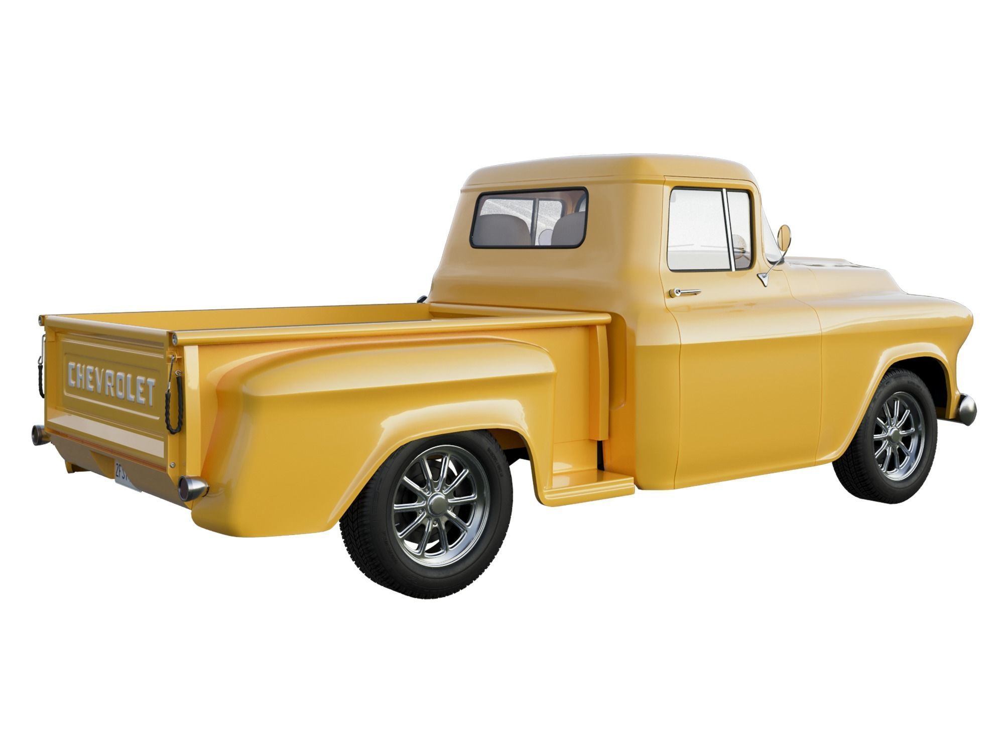 1957 Chevrolet Custom  3100 Stepside Pickup 3D model_4