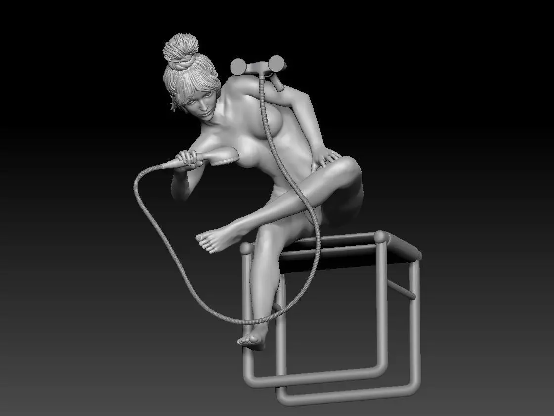 SHOWER GIRL 4 3D print model_0