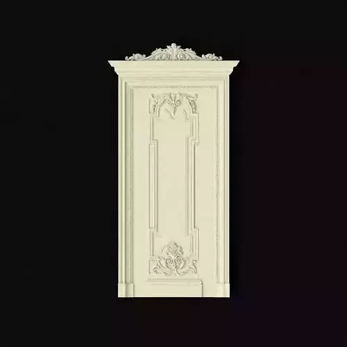 DOOR High quality 3d models for processing on a cnc machine STL