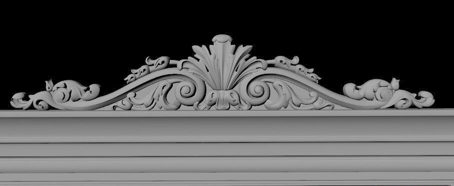 DOOR High quality 3d models for processing on a cnc machine STL 3D model_4