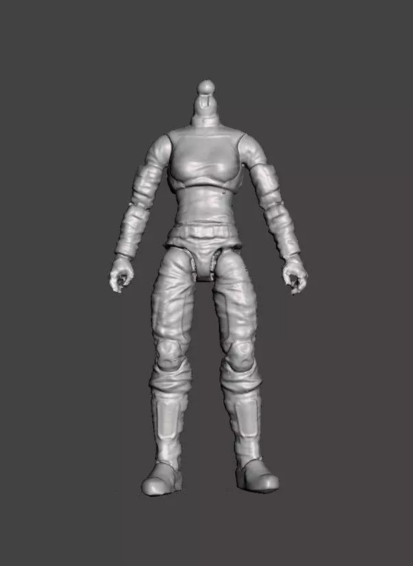 VALAVERSE FEMALE SOLDIER 3D SCAN 3D print model_0