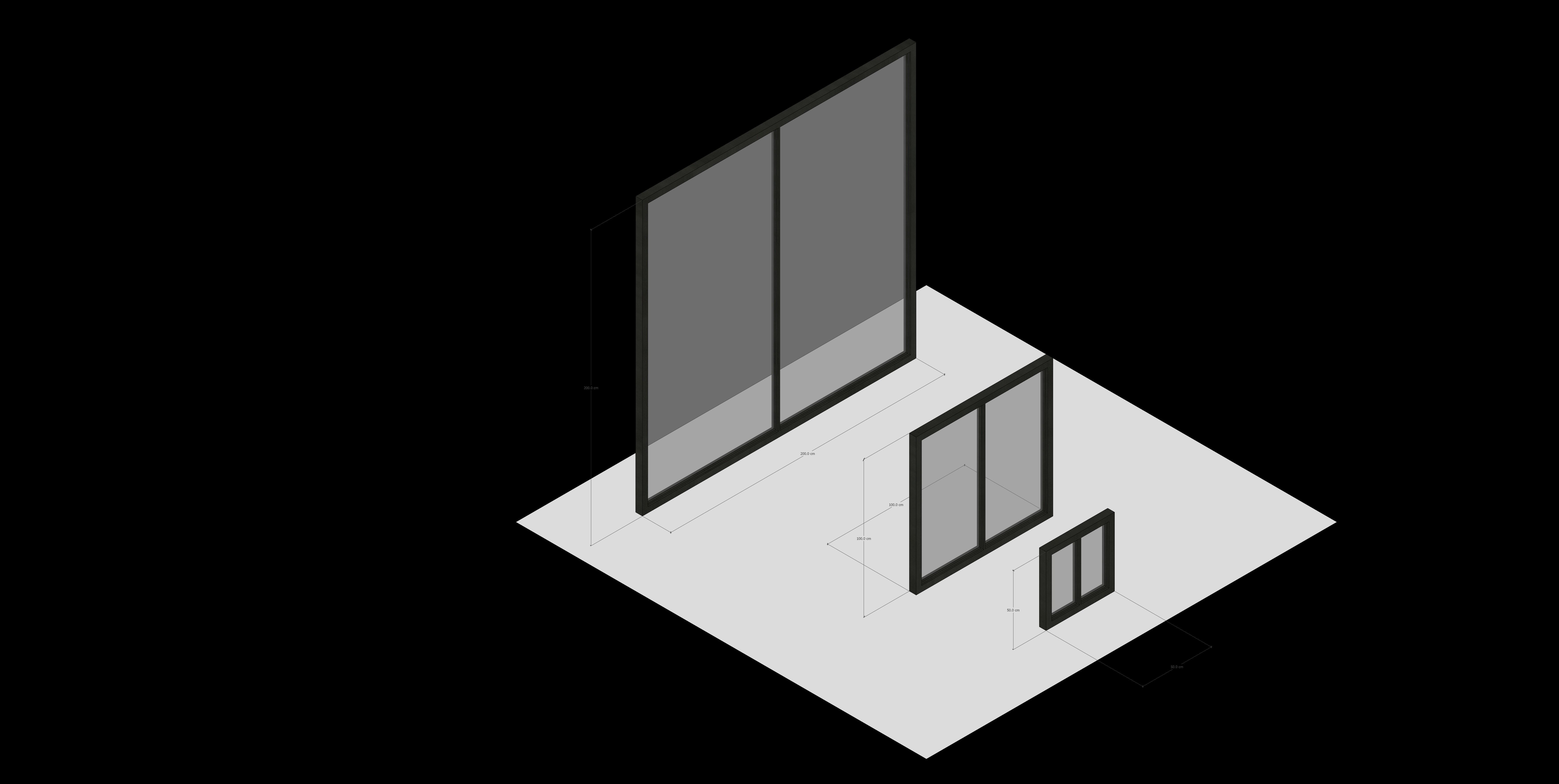 Window Collection 02 - 27 pieces Low-poly 3D model_2