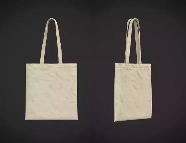 tote bag 3D Model