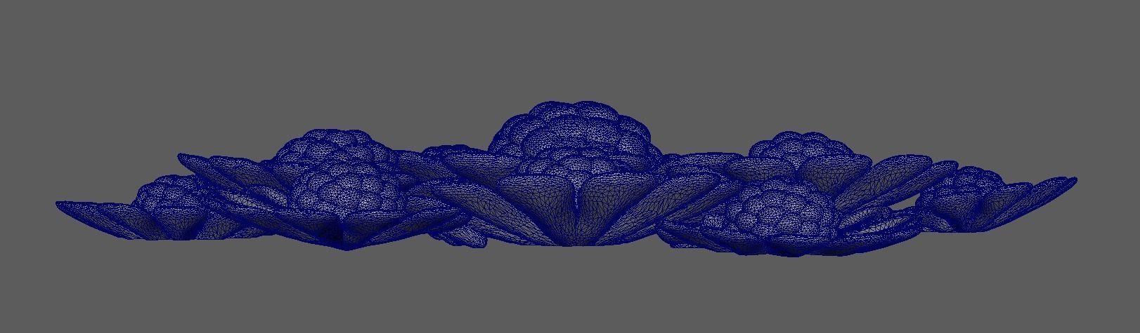 High Poly Daisy Flowers 3D Print Model 3D print model_5