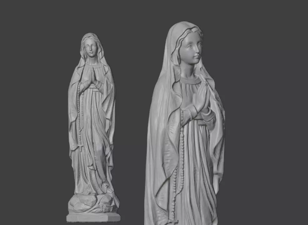 Blessed Mother 3D print model_0