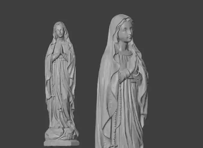 Blessed Mother 3D print model