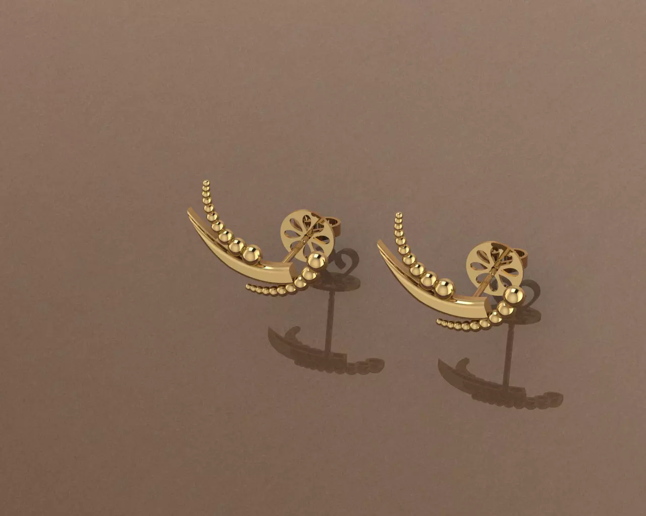 dot earring 3D print model