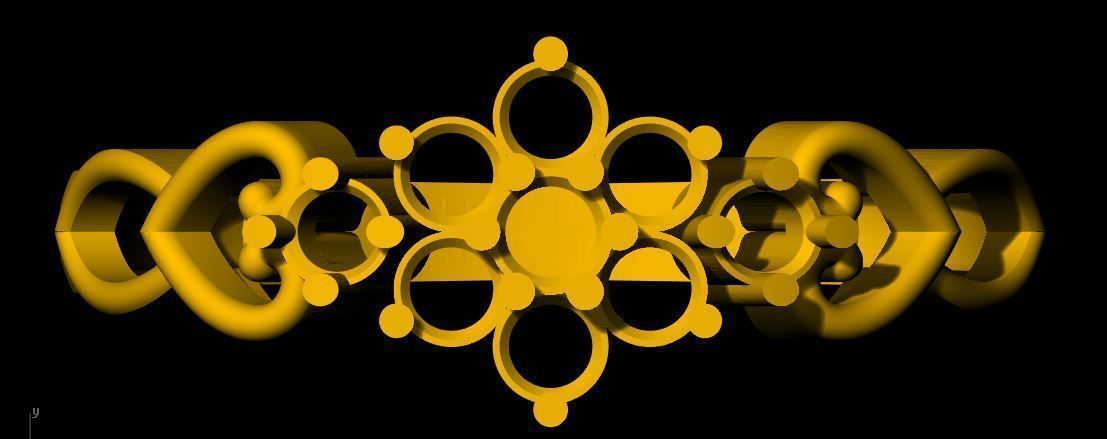 ladies ring 3dm file 3D print model_2