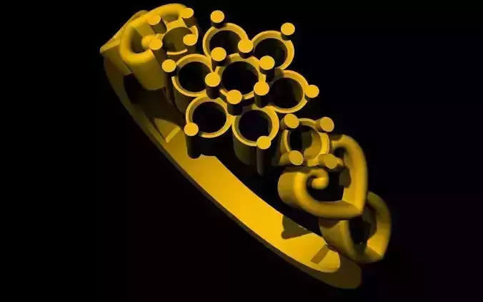 ladies ring 3dm file