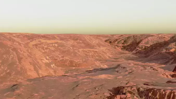 I Create Mars Surface  3D model