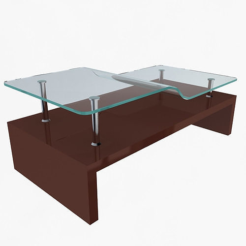 Office Table Low-poly 3D model