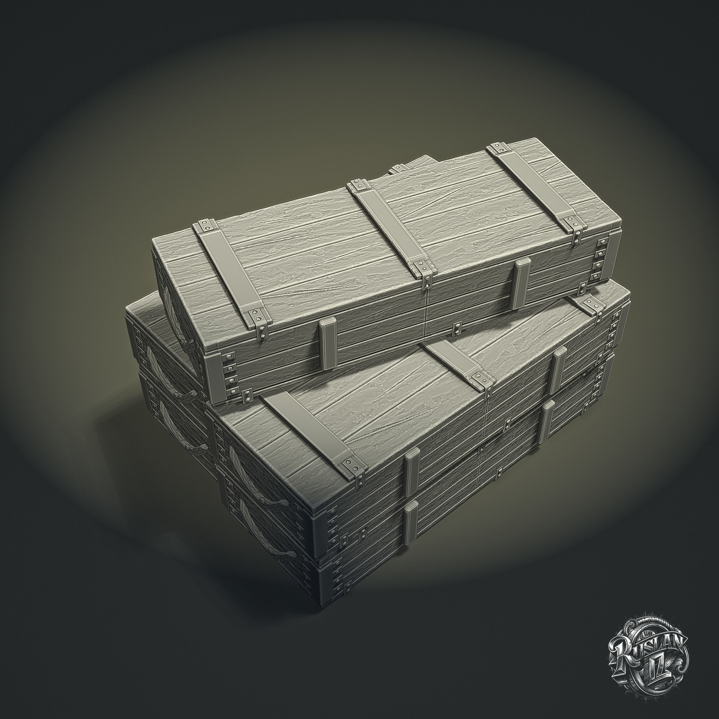 Military Crates RoZ 3D print model_3