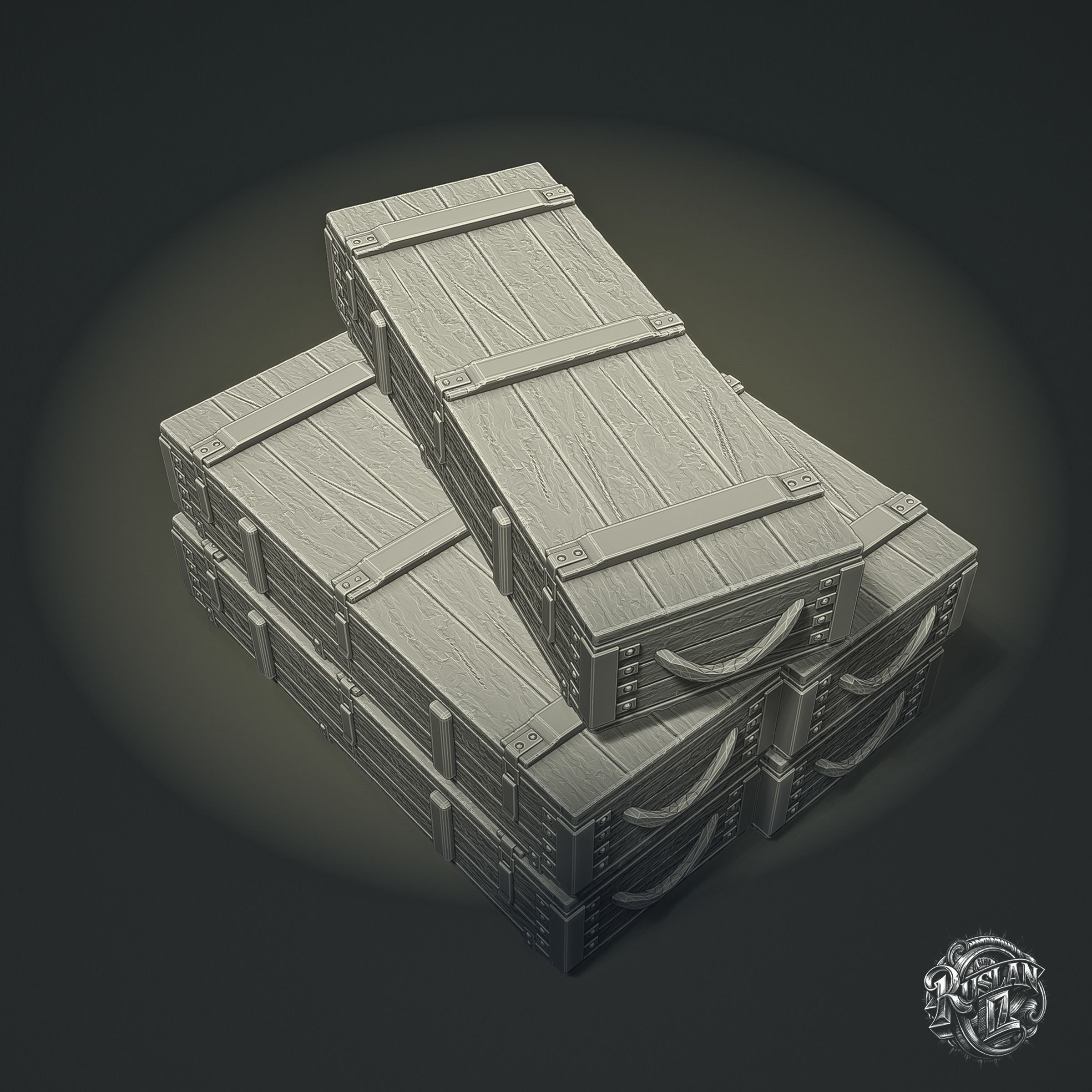 Military Crates RoZ 3D print model_7
