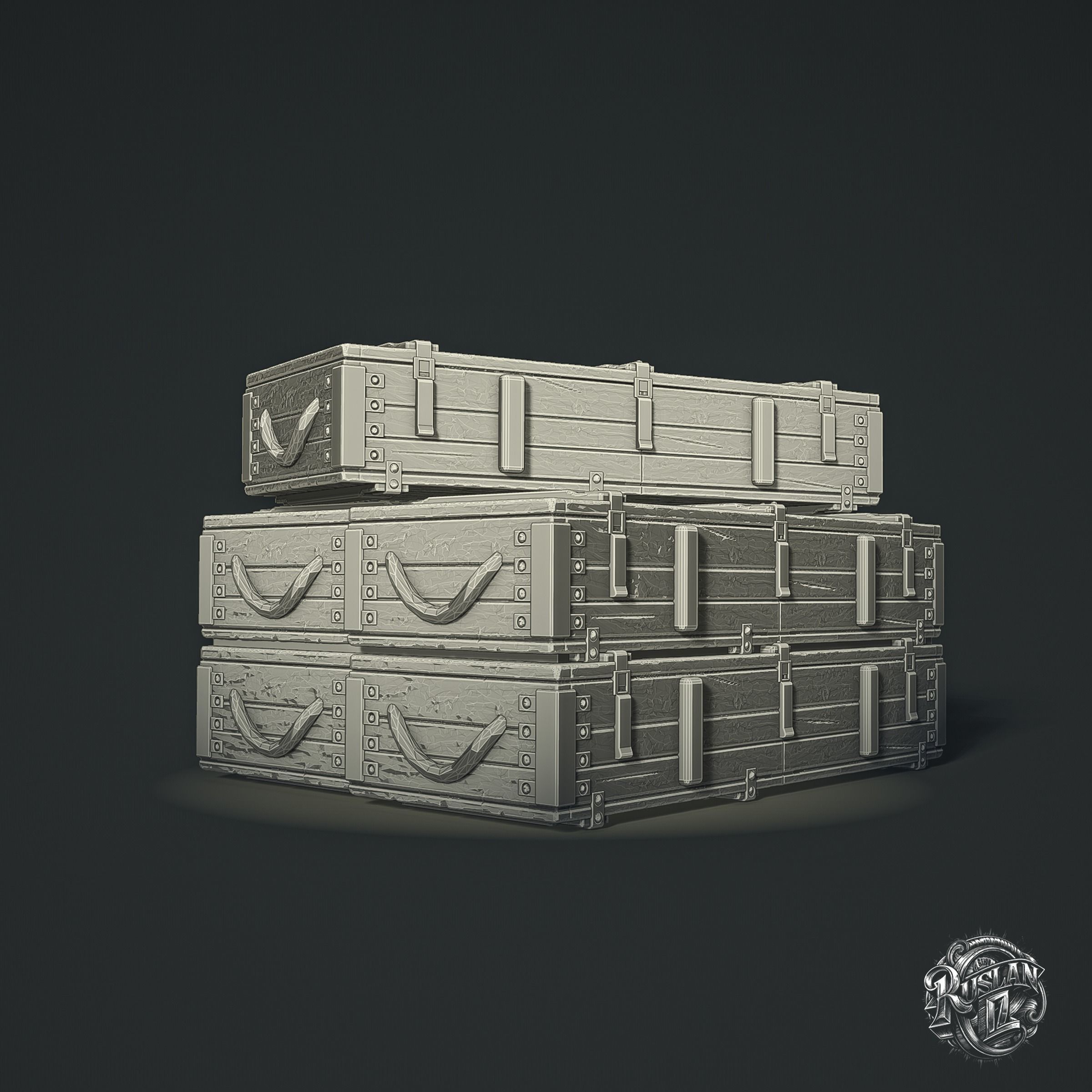 Military Crates RoZ 3D print model_5