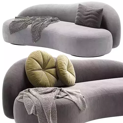 Sofa Melvin By Cazarina Interiors 3D model 6