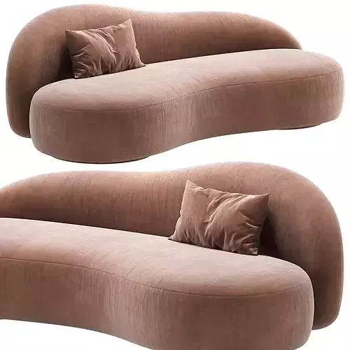 Sofa Melvin By Cazarina Interiors 3D model 5