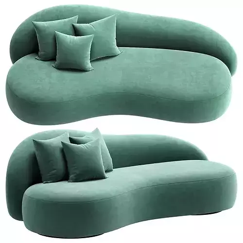 Sofa Melvin By Cazarina Interiors 3D model 3