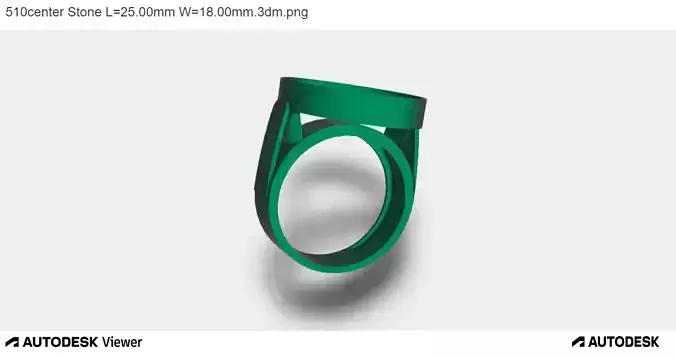 Men Ring with an Oval Cut Center Stone