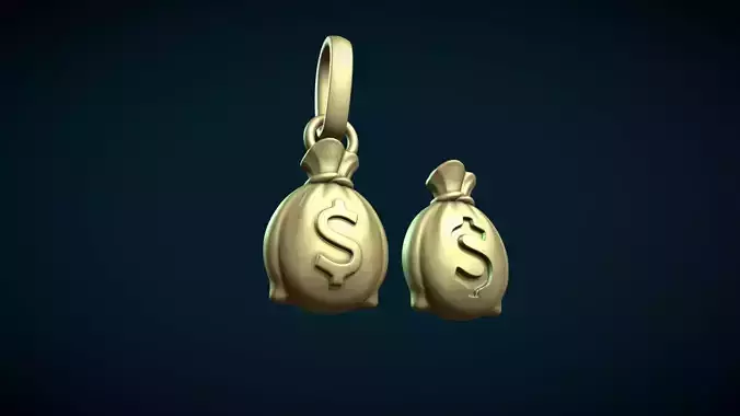 money bag pendant
