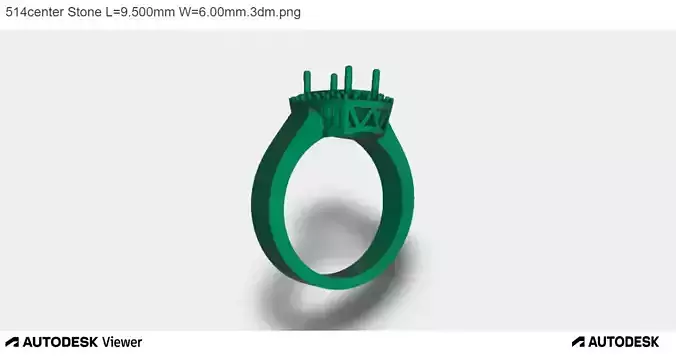 Men Ring with an Emerald Cut Center Stone