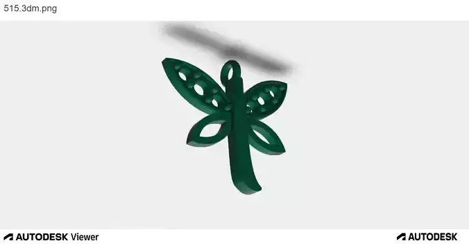 Butterfly Pendant with Oval Cut Stones