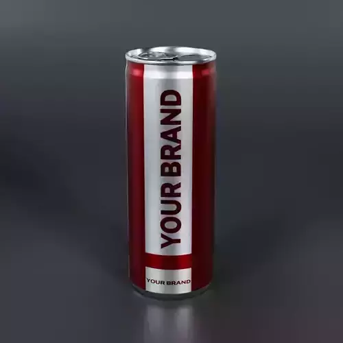 Realistic 3D Soda Can