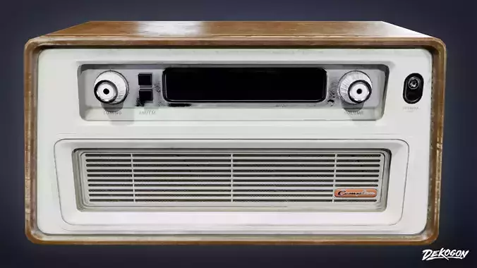 ATTIC - Radio 02 - LOW POLY