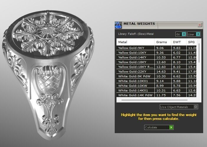 ring flower 3D print model_14