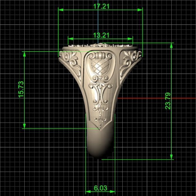 ring flower 3D print model_12