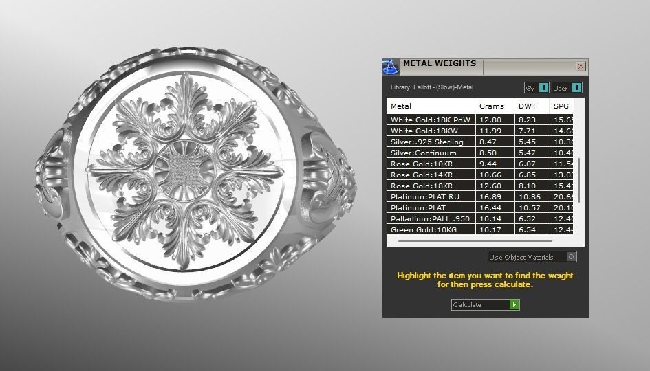 ring flower 3D print model_15