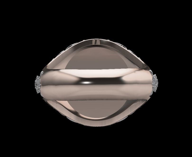 ring flower 3D print model_9