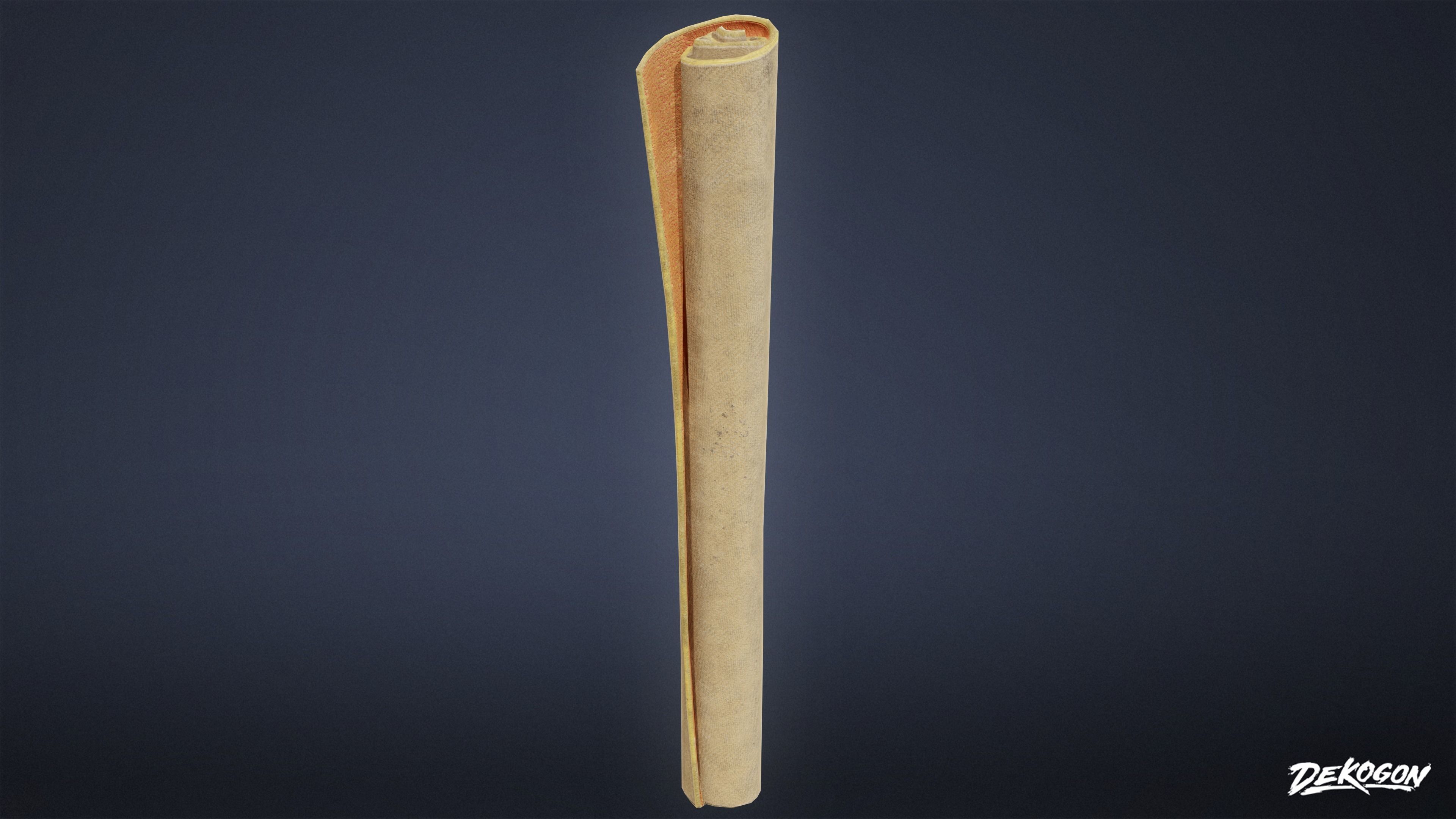 ATTIC - Rug 01 - LOW POLY Low-poly 3D model_1