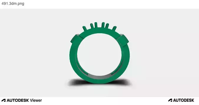 Men Ring with an Emerald Cut Center Stone With Two Oval cuts