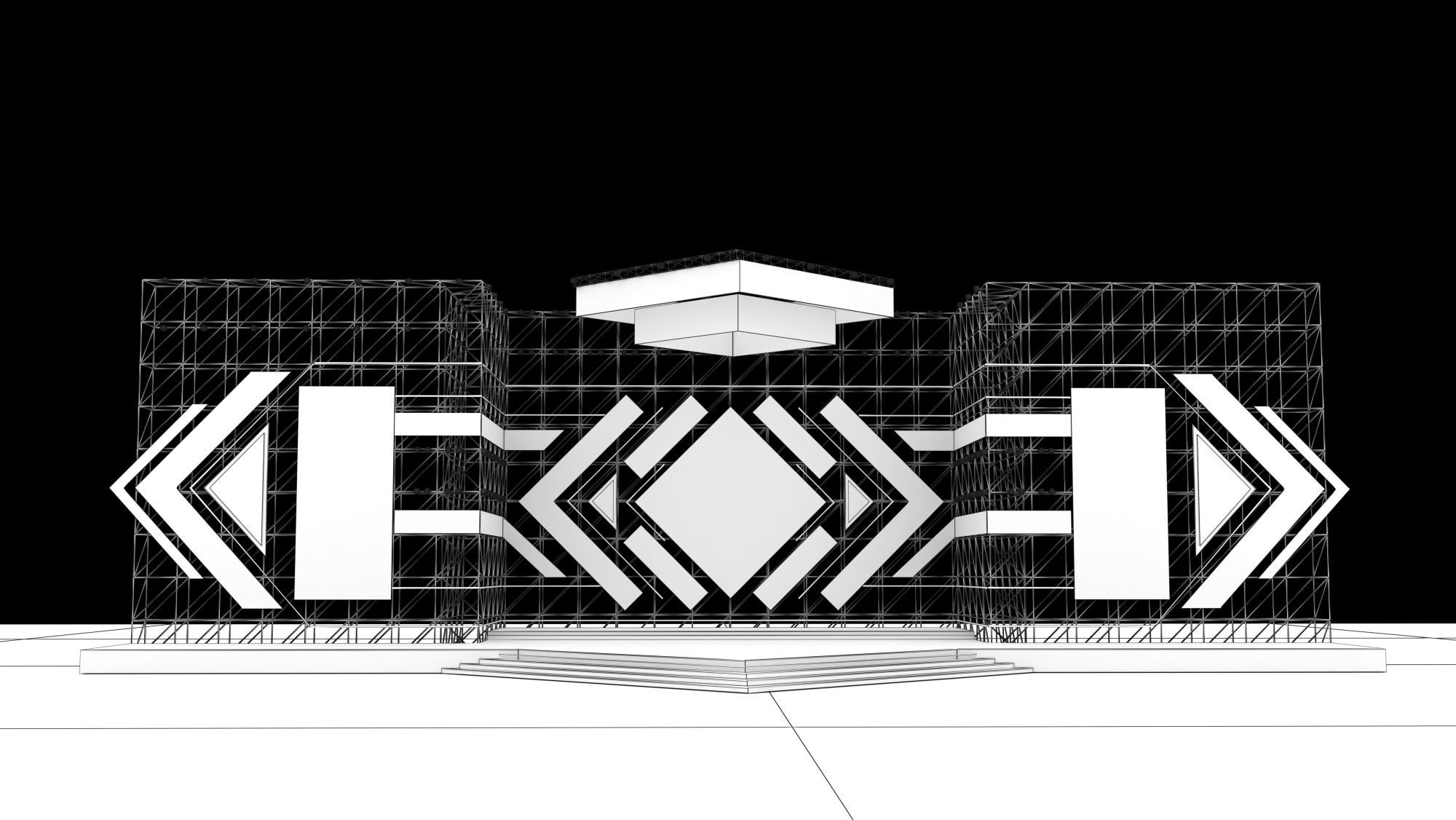Music Festival Stage 02 Design 3D model_5