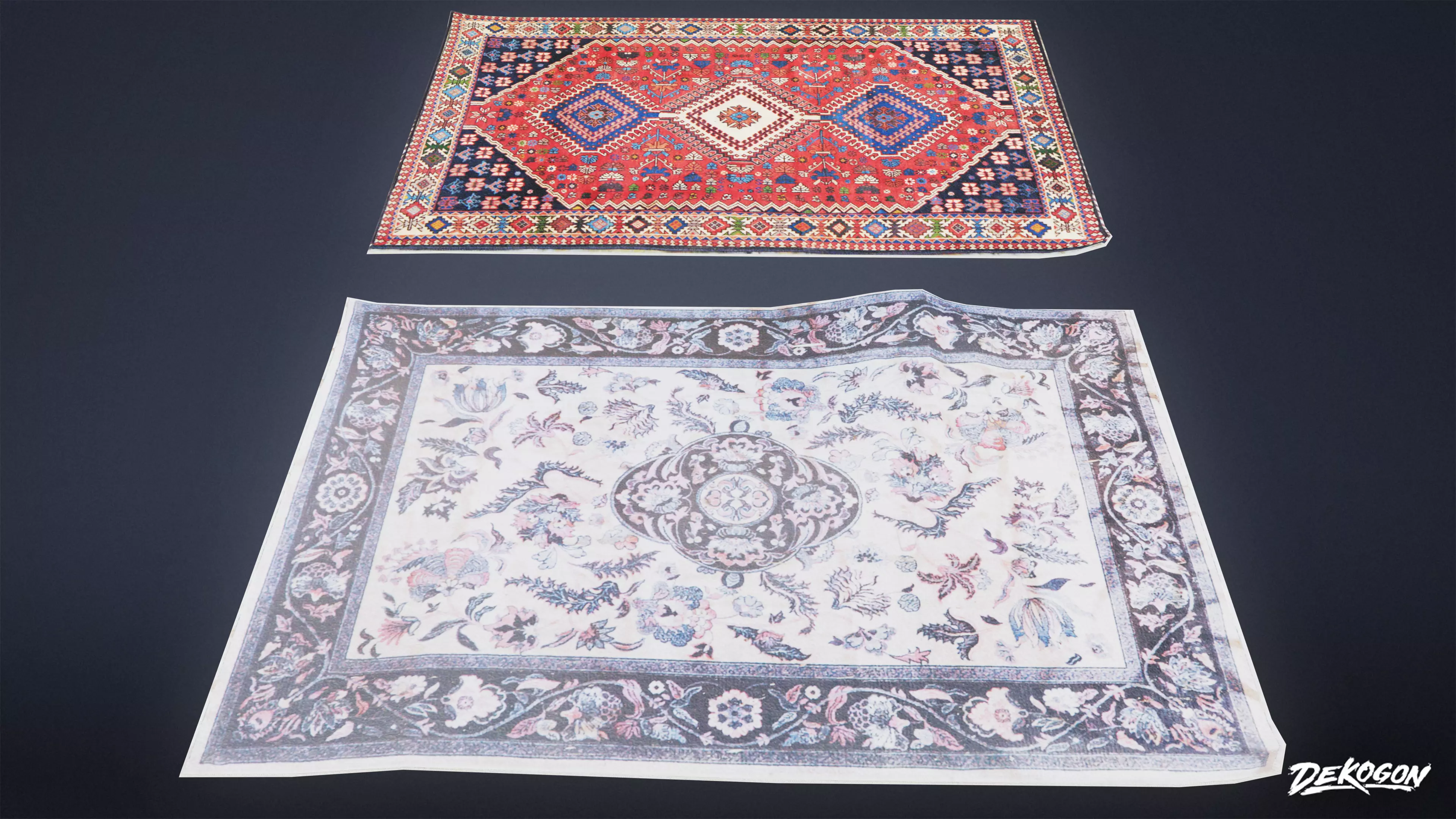 ATTIC - Rug 03 - LOW POLY Low-poly 3D model