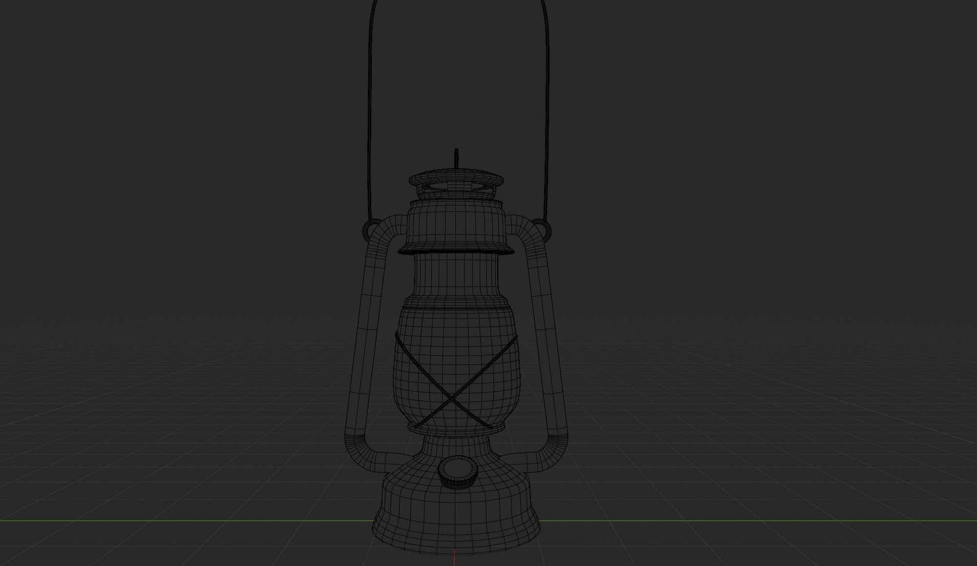 old lantern 3D model_6