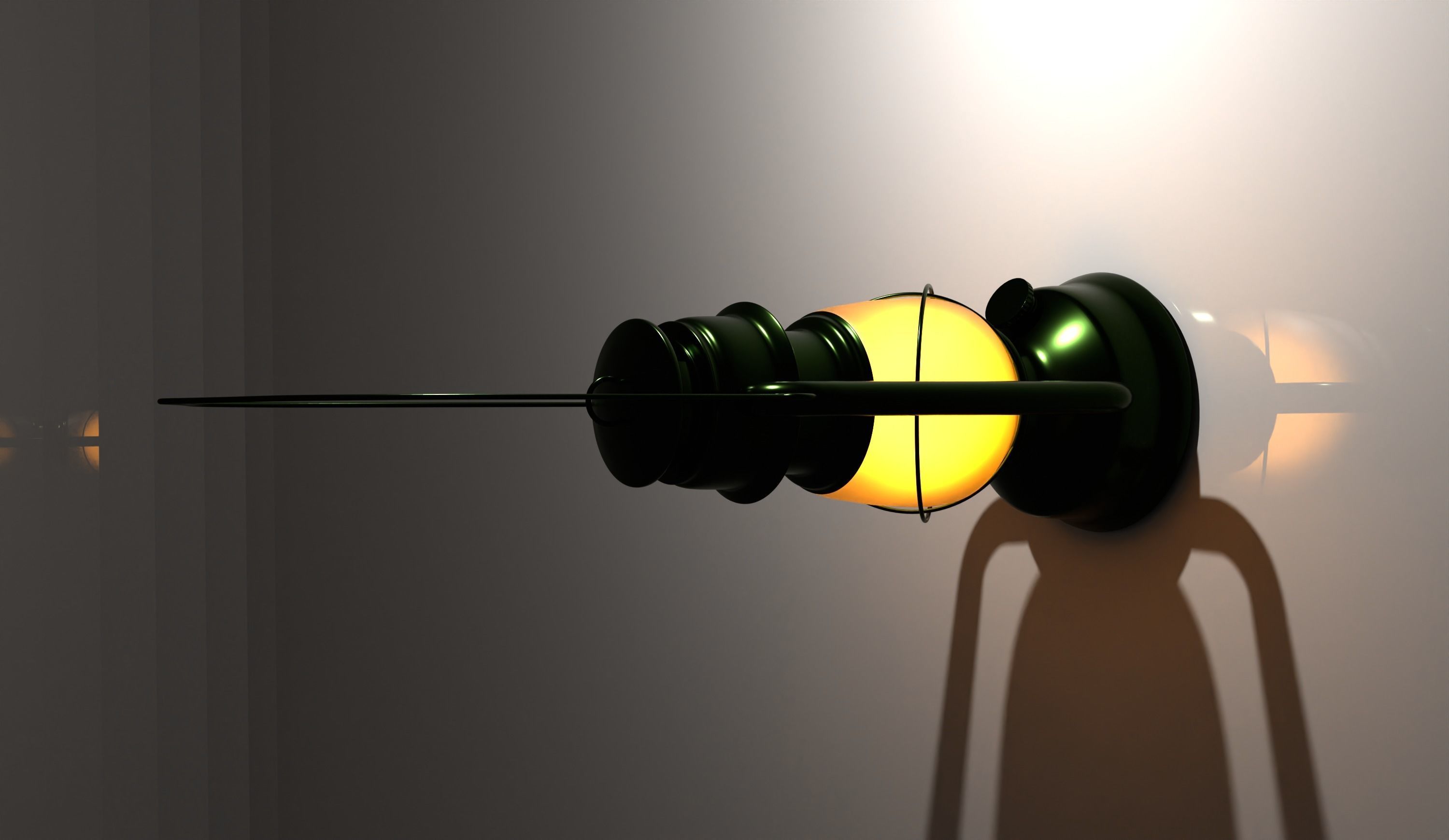 old lantern 3D model_1