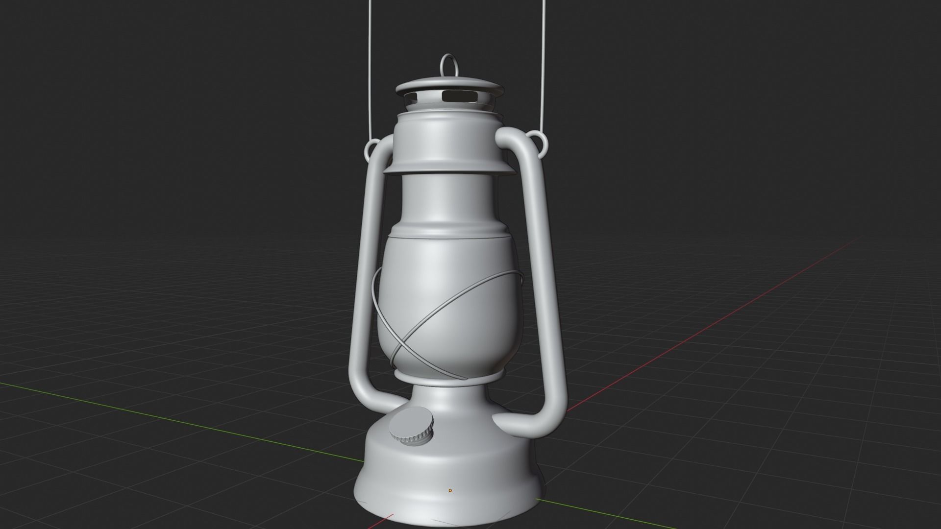 old lantern 3D model_5