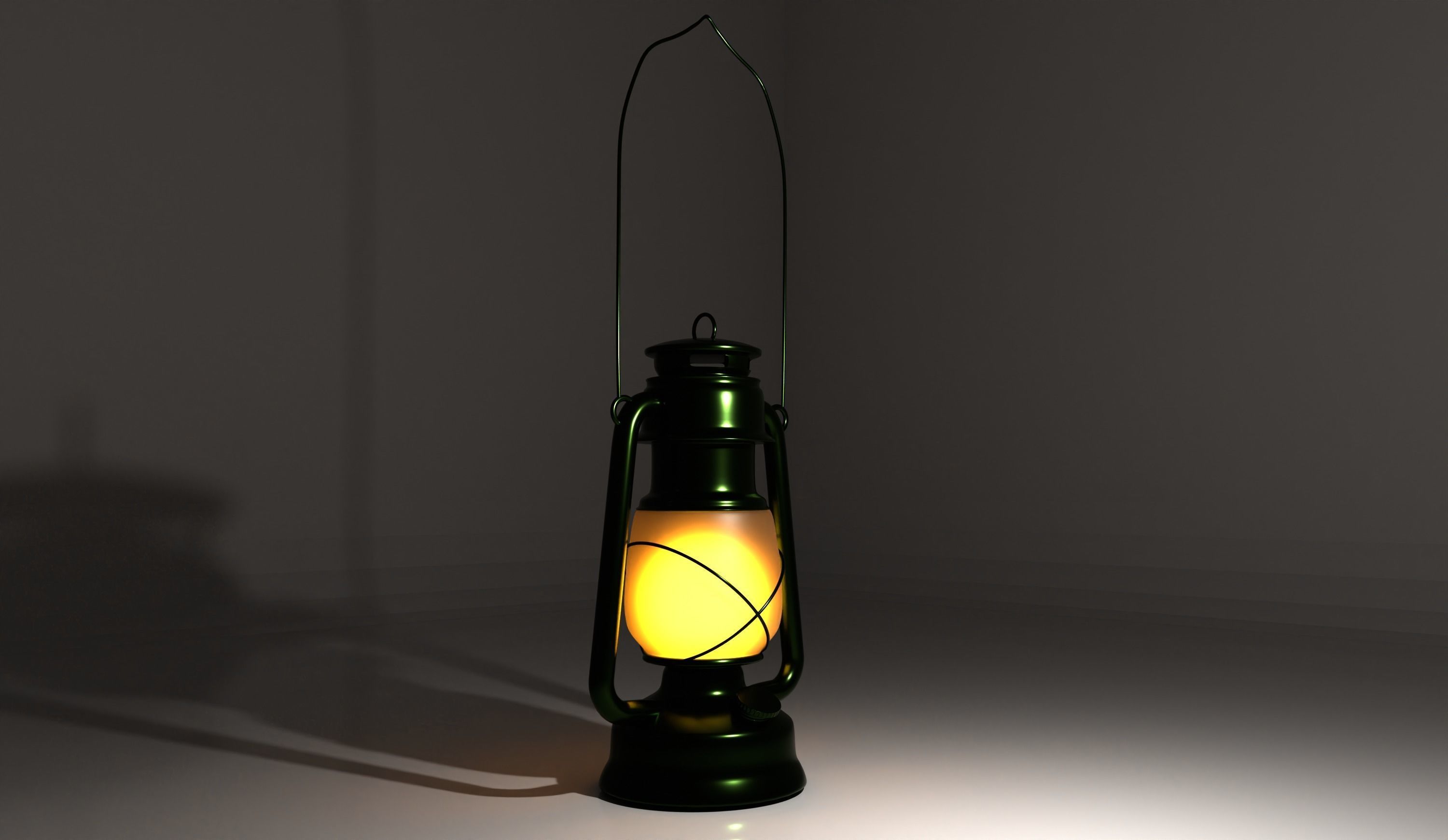 old lantern 3D model_3