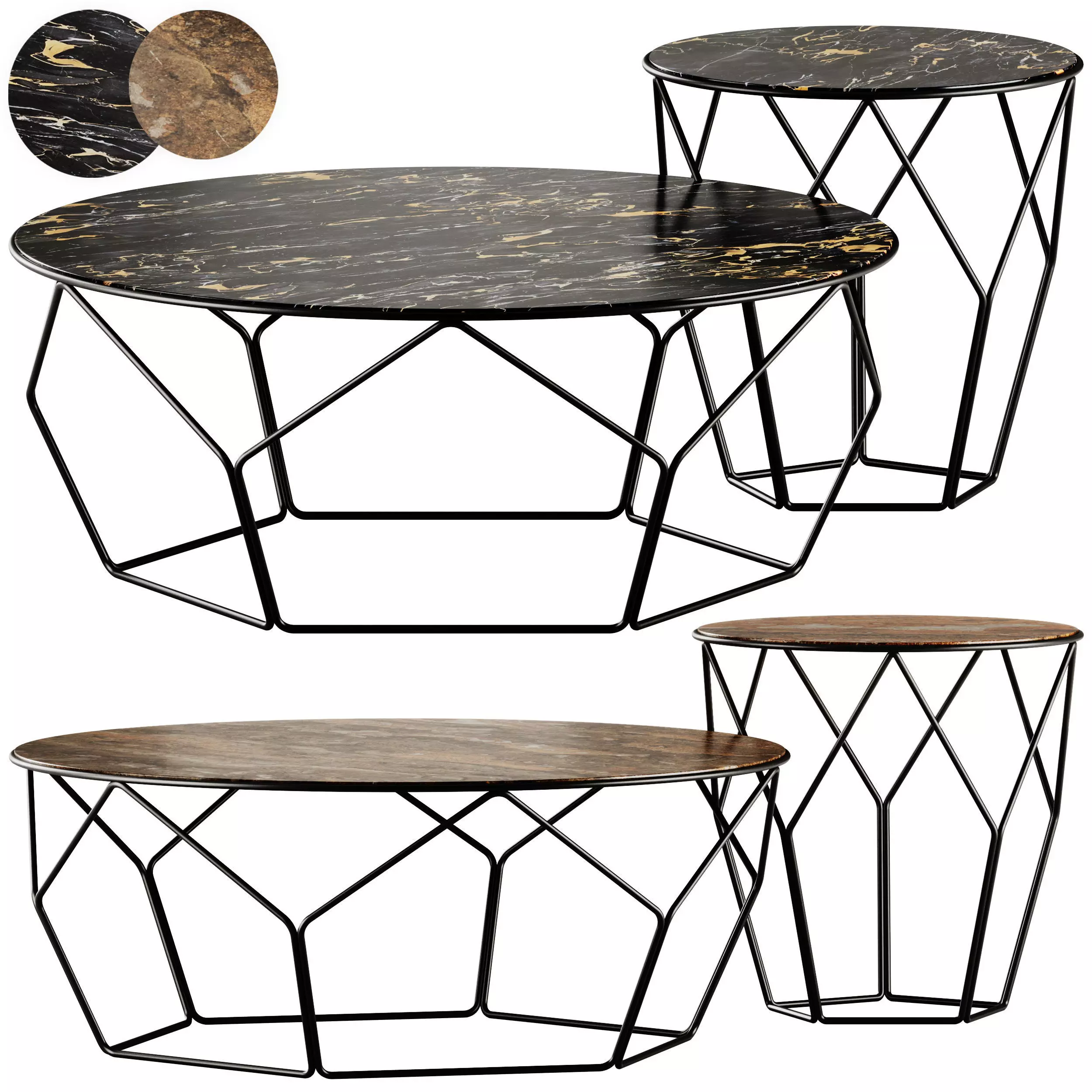 Bonaldo Arbor Coffee Table 3D model
